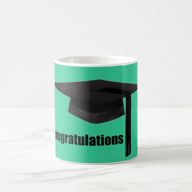 Congratulations Graduation Cap Coffee Mug (Center)