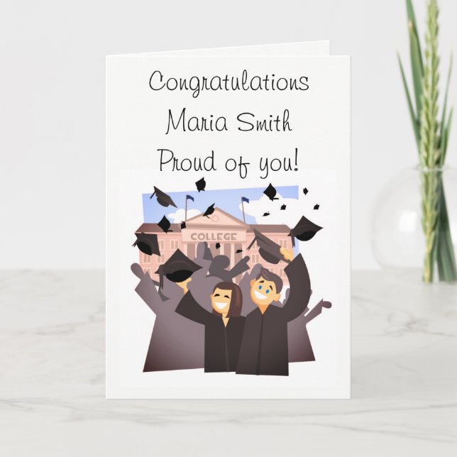 Congratulations (Graduation) Card (Front)