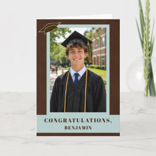Congratulations Graduation Graduate Photo Card