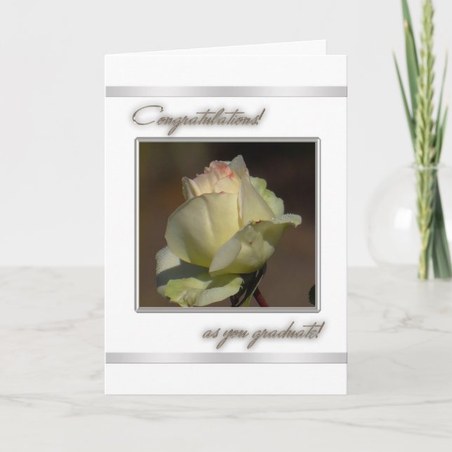 Congratulations Graduation Greeting Card (Front)