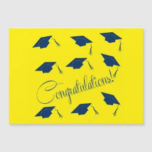 Congratulations graduation hat Thin Magnetic Card