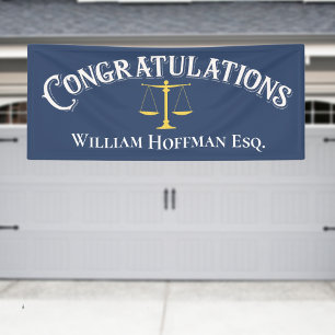 Congratulations Graduation Lawyer Banner