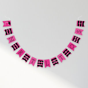 Congratulations Graduation Party   Hot Pink Bunting