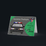 Congratulations, Granddaughter, Police Officer Card<br><div class="desc">Congratulate your granddaughter on her graduation from police academy and for now being a police officer with a card featuring an adorable raccoon. Police elements by J. Rett Graphics</div>