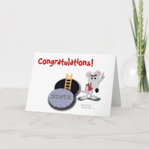 Congratulations Greeting Card - Smartest Rat
