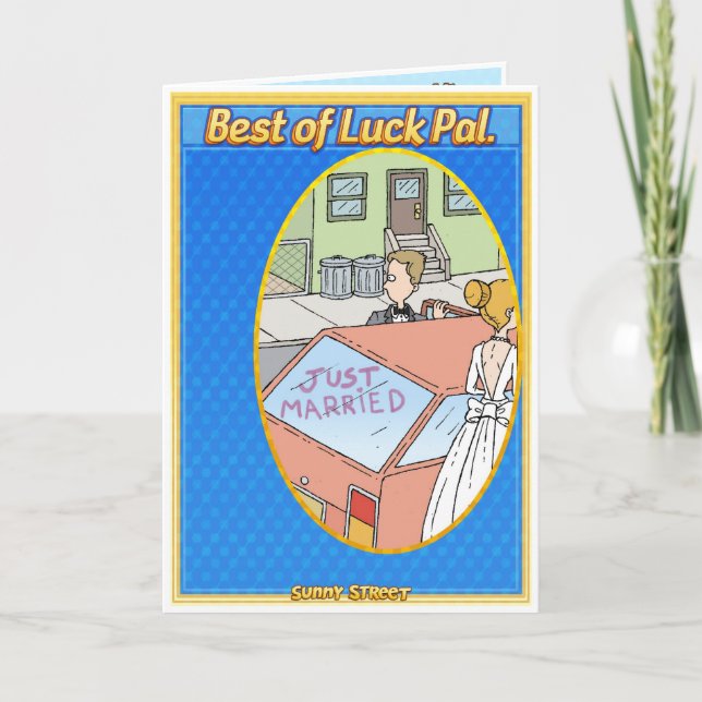 Congratulations Honeymooner! Card (Front)