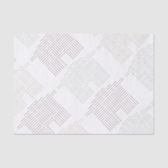 Congratulations House Tissue Paper (Front)