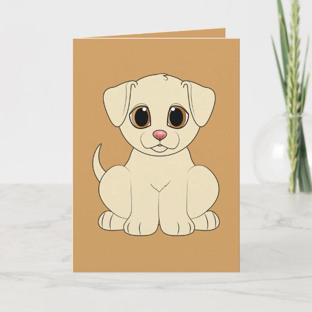 Congratulations in Your New Yellow Lab Card (Front)