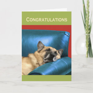 Congratulations  Job Well Done German Shepherd Card