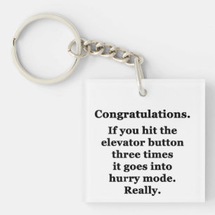 Congratulations Key Ring