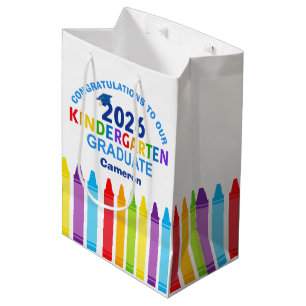Congratulations Kindergarten Graduate Custom Party Medium Gift Bag
