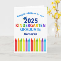 Congratulations Kindergarten Graduate Customisable