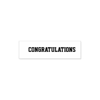 CONGRATULATIONS Letter Stamp Mail Post