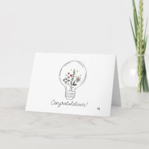 Congratulations Lightbulb Card