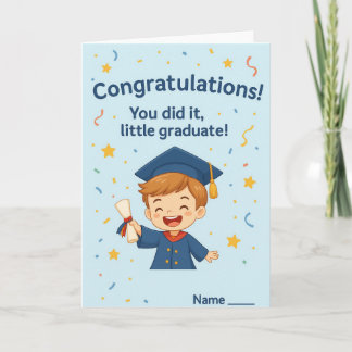 Congratulations Little Graduate – Kids Graduation Thank You Card