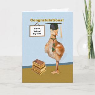 Congratulations, Middle School Graduation Card