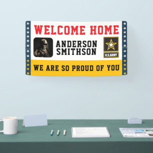 Congratulations Military Service   Custom Photo  Banner