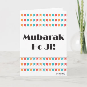 Congratulations - Mubarak Desi Card