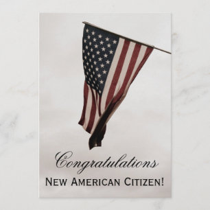 Congratulations New American Citizen!-Celebration Invitation