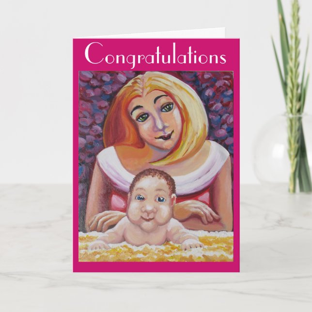 Congratulations - new baby card (Front)