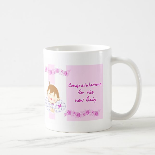 Congratulations New Baby Coffee Mug (Right)