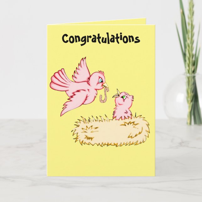 Congratulations New Baby Greeting Card (Front)