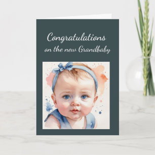 Congratulations New Grandbaby For Grandparents Card