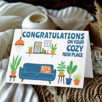 Congratulations New Home Cosy Cute Living Room