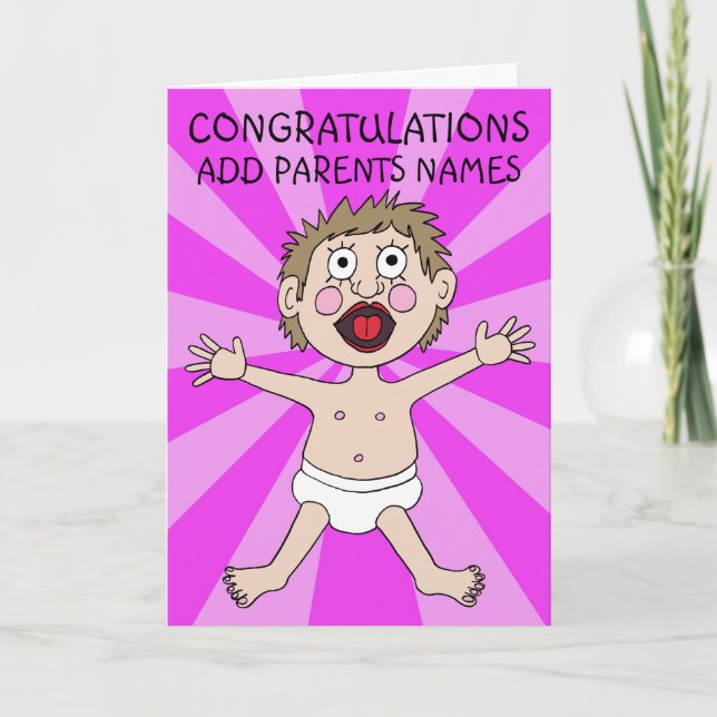 Congratulations New Parents Card (Front)