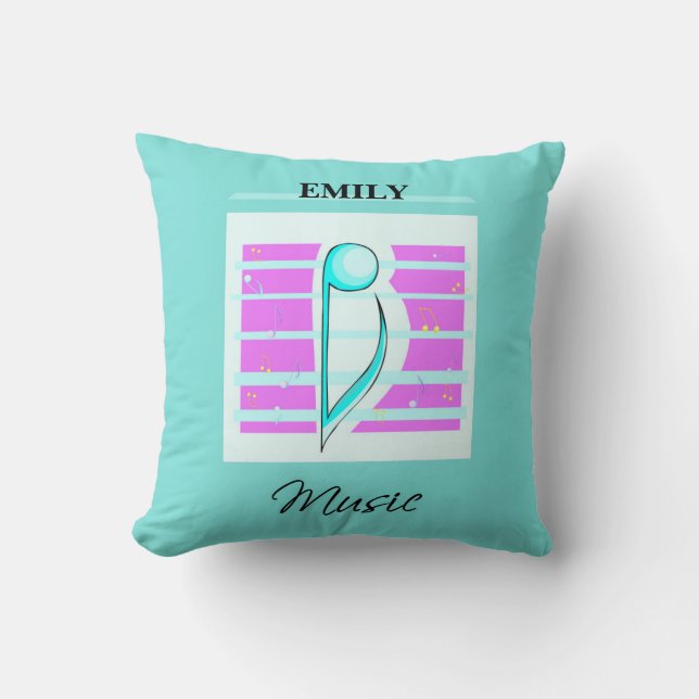Congratulations Note, Musical Performance Cushion (Front)