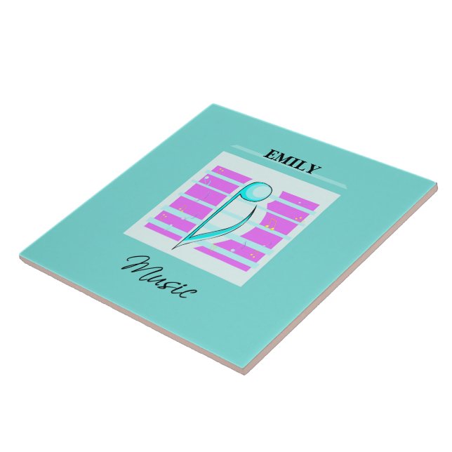 Congratulations Note, Musical Performance Tile (Side)