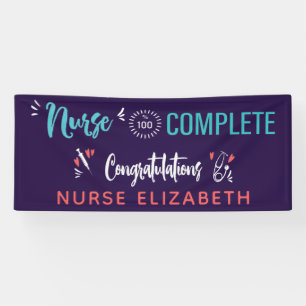 Congratulations Nursing School Graduation Banner