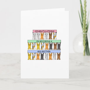 Congratulations on Becoming a Big Brother. Card