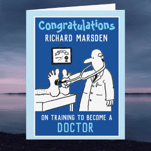 Congratulations on Becoming a Doctor Card