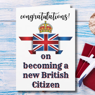 Congratulations on Becoming a New British Citizen Card