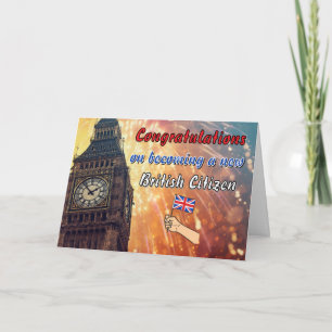 Congratulations on Becoming a New UK Citizen Gift Card