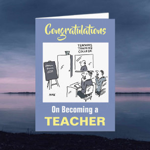 Congratulations on Becoming a Teacher Card