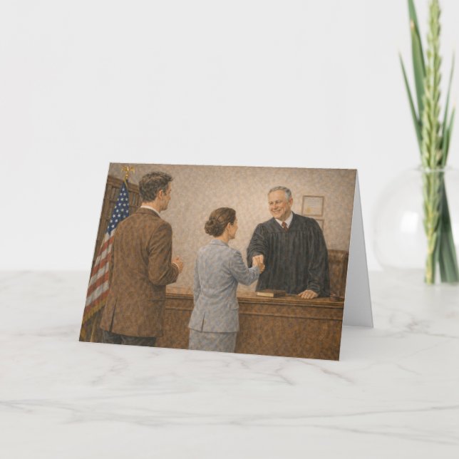 Congratulations on Becoming a U.S. Citizen – Card (Front)
