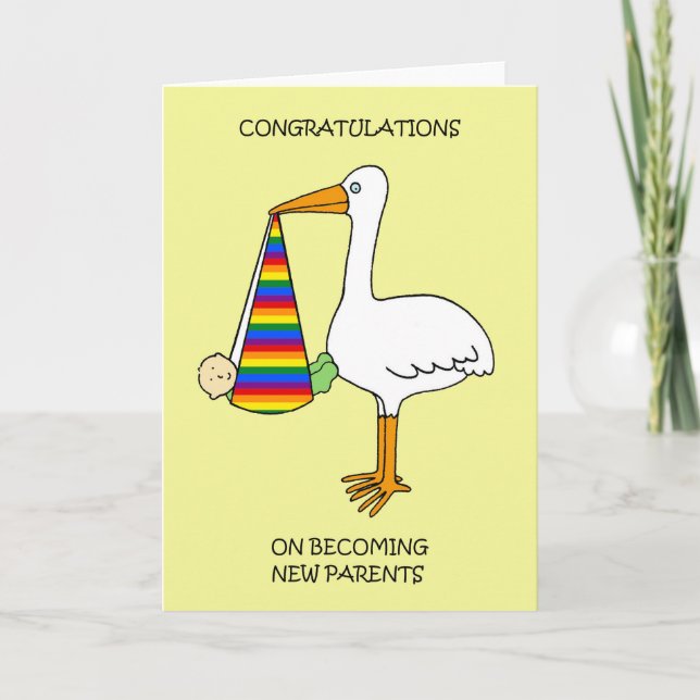 Congratulations on Becoming New Parents Card (Front)