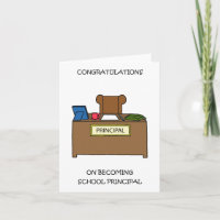 Congratulations on Becoming School Principal