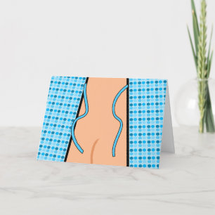 Congratulations on Colonoscopy, Open Gown Card