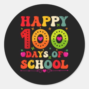 Congratulations On Completing 100 Days Of School! Classic Round Sticker