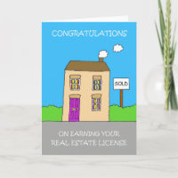Congratulations on Earning Real Estate License