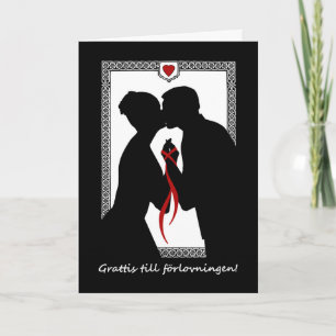 Congratulations on Engagement in Swedish Card