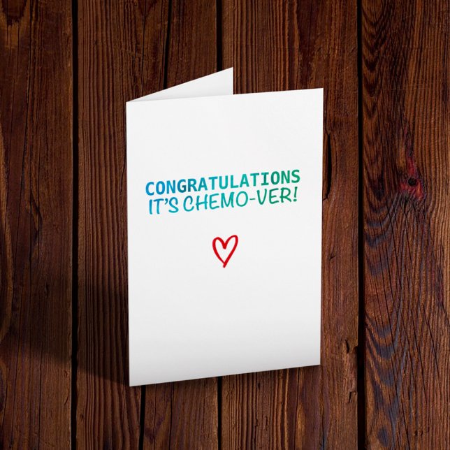 Congratulations On Finishing Chemo Card (Creator Uploaded)