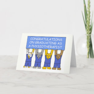 Congratulations on Graduating as a Physiotherapist Card
