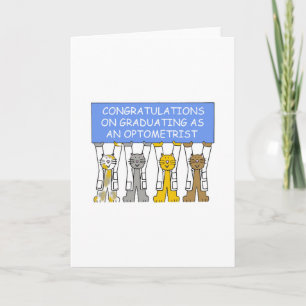 Congratulations on Graduating as an Optometrist. Card