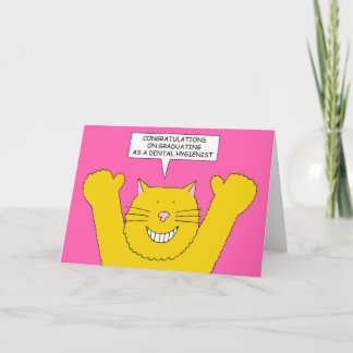 Congratulations on Graduating as Dental Hygienist Card