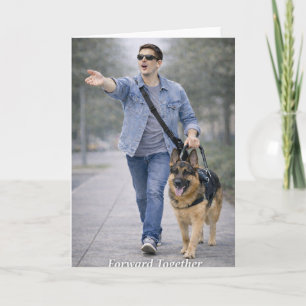 Congratulations on Graduating Your Guide Dog Team  Card