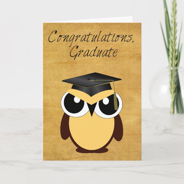 Congratulations On Graduation Greeting Card (Front)